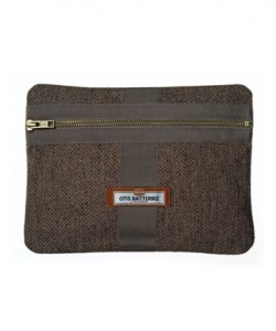 Otis Batterbee Small Tweed Envelope Washbag