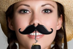 Handlebar Wine Corkscrew and Bottle Opener