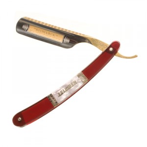 Dovo ‘Bismarck’ Red Open Straight Razor