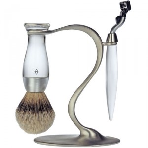 eShave S Stand Shaving Set Clear