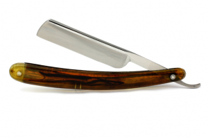 Wapienica ‘Wapi’ Straight Razor w Faux Tortoise Shell Handle