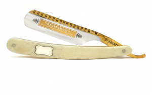 DOVO Bismarck Straight Razor 6/8″ Bone Scales