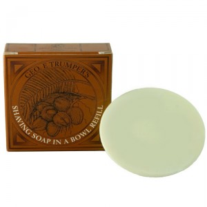 Geo F Trumper Coconut Oil Hard Shaving Soap Refill 80g
