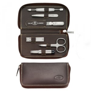 Zwilling Twinox Emblem Brown 6-piece Manicure Kit