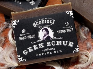 Scodoli ‘Geek Scrub’ Coffee Exfoliating Bar