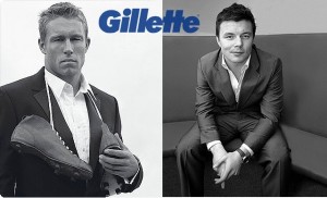Johnny Wilkinson and Brian O`Driscoll x Gillette