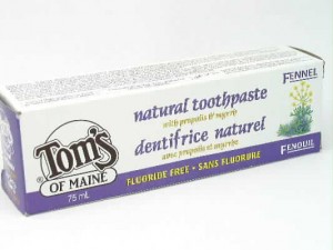 Tom’s of Maine Anti-plaque Fennel Toothpaste