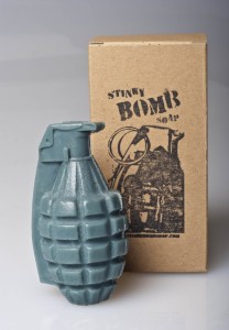 Stinky Bomb Army Green Hand Grenade Soap