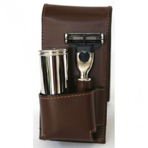 Murdoch London Leather Shaving Set