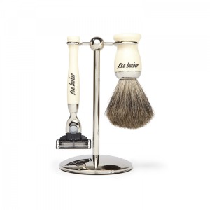 F.S.C. Barber 3-Piece Ivory Shave Set