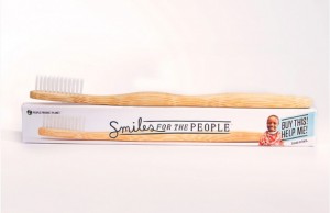 “Smiles For The People” Bamboo Toothbrush
