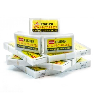 Feather Stainless Double Edge Safety Razor Blades