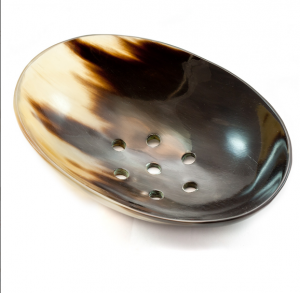Abbeyhorn Natural Horn Soap Holding Dish